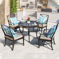 Garden Furniture Outdoor Cast Aluminum Table and Chair